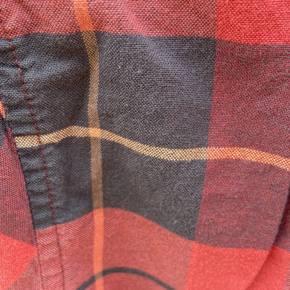 J Crew Red Plaid Shirt - Picture 4 of 12